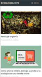 Mobile Screenshot of ecologiahoy.com