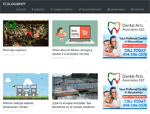 Tablet Screenshot of ecologiahoy.com